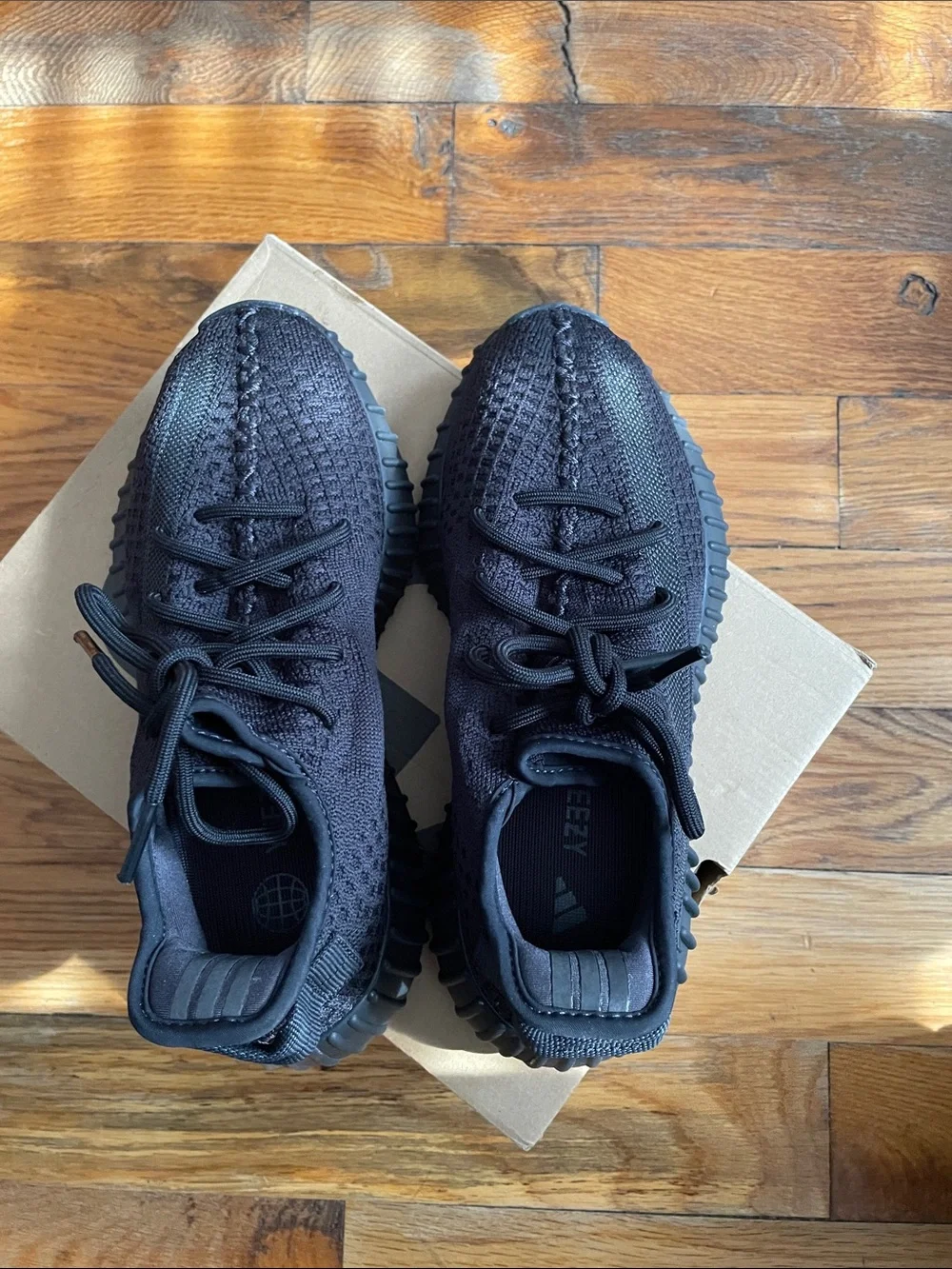 adidas Black Knit Low-Top Sneakers